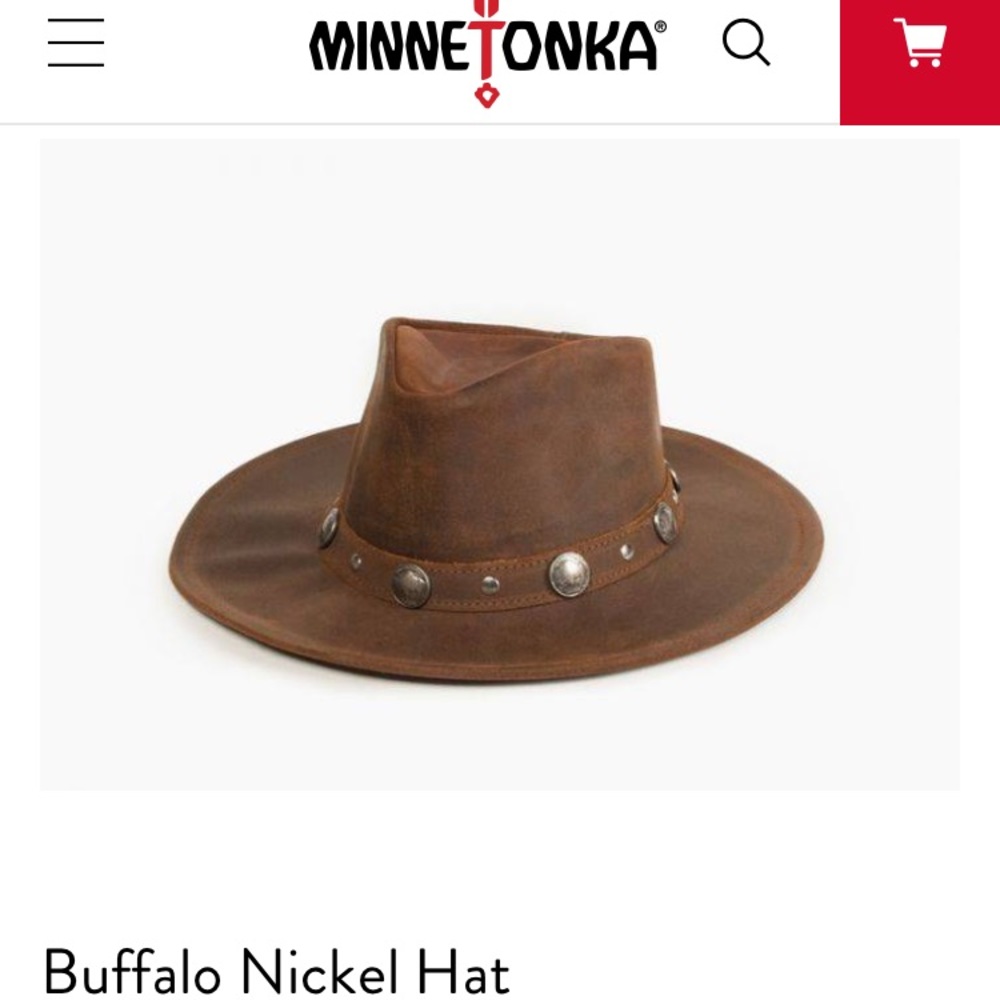 Minnetonka buffalo nickel hat